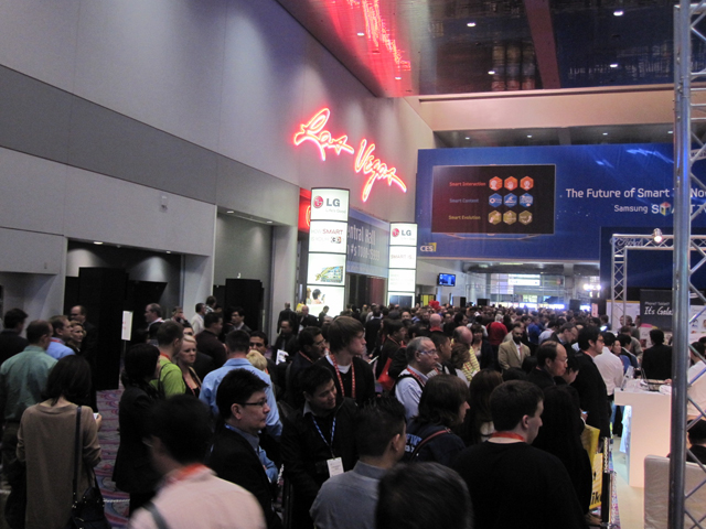 CES 2012 crowds