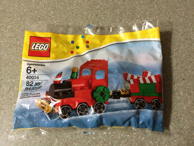 lego christmas train
