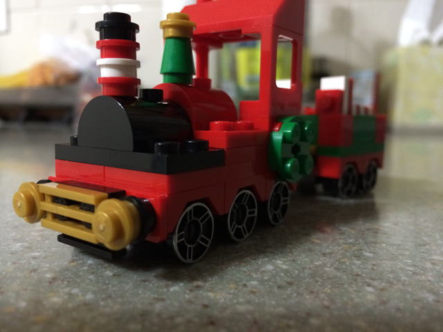 lego christmas train