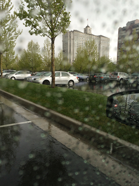 slc rain parking lot