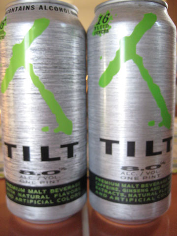 Tilt both cans