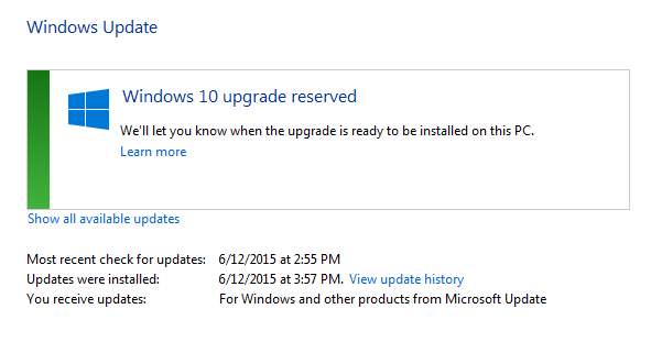 windows 10 upgrade